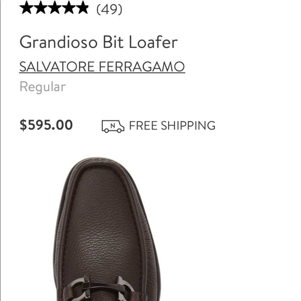 NWB Men’s Salvatore Ferragamo Grandisio